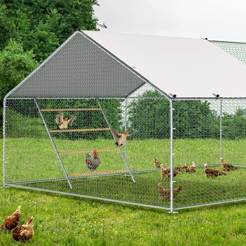 YUMEKA Chicken Roosting Ladder,Chicken Perch for Coop,Chick Roosting Bars, Cock Coop Toys, Suitable for Chicken Run and Chicken Perch, Backyard Poultry, Farm Roost Toys for Hen 55.1' L x 40.1' W