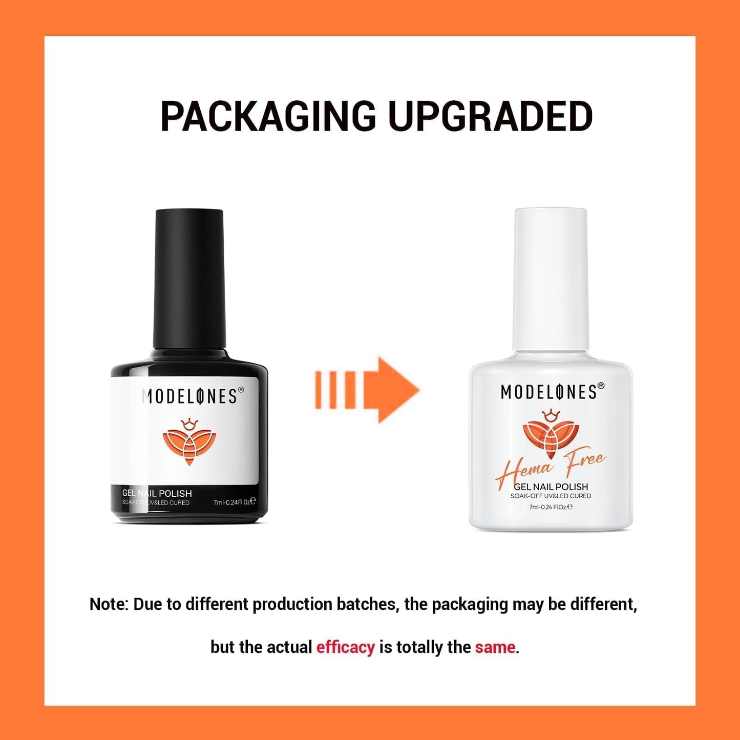 modelones Spring Gel Nail Polish, 6 Colors Tint Neon Hema Free Gel Polish Hot Pink Gittler Purple Blue Orange Yellow Gel Polish Soak Off Uv Led Gel Nail Art Manicure Gift for Girl Women