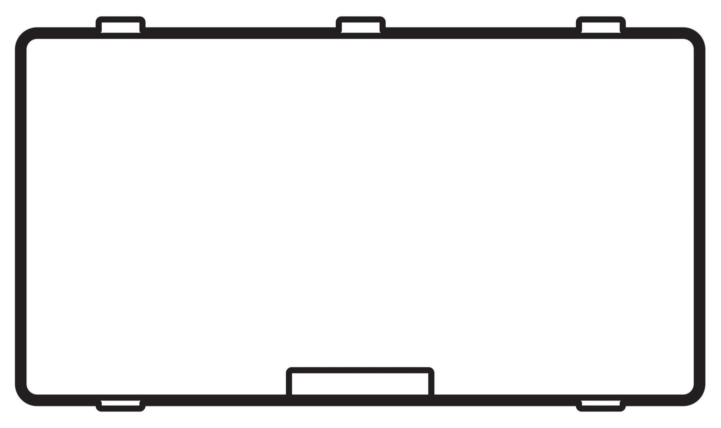 Flambeau Outdoors 7000R Tuff Tainer, Fishing Tackle Tray Box, Double Deep, Bulk Core