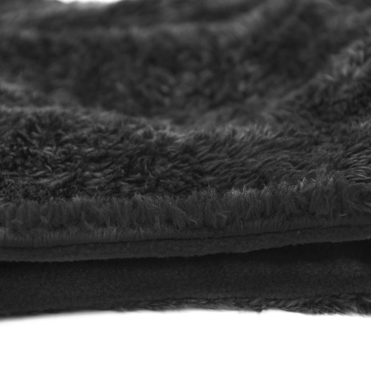 Heavyweight Balaclava Face Mask, Winter Warmer Thermal Fleece Windproof Mask for Skiing Cycling Motorcycle Black