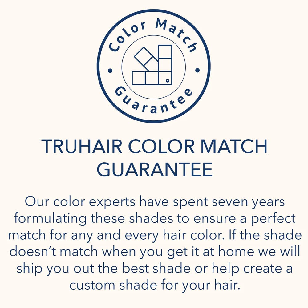 TRUHAIR Color Fibers Root Coverage & Density Booster | Quick-Apply Touch Up Hair Color | Natural Matching, Gray Hair Cover Up - 11 Colors Available (Blonde)