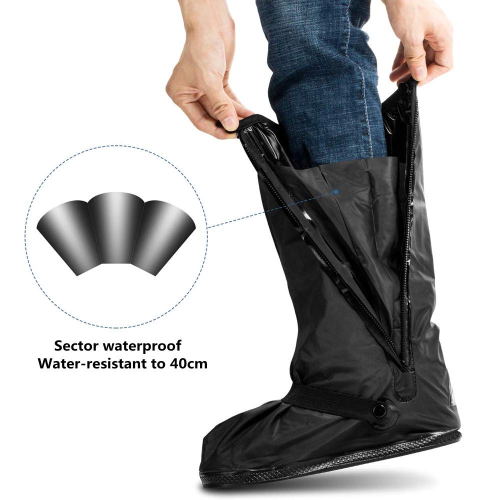 Overshoes Rain Boots Waterproof Anti-Snow Shoe Covers Reusable Rain Boots Protective Gear for Men and Women Galoshes