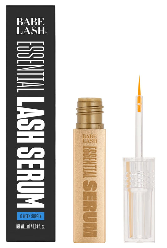 Babe Original Lash Serum - Fuller & Longer Looking Eyelashes, Lash Enhancing Serum, for Natural Lashes and Lash Extensions, 1mL, Starter Supply