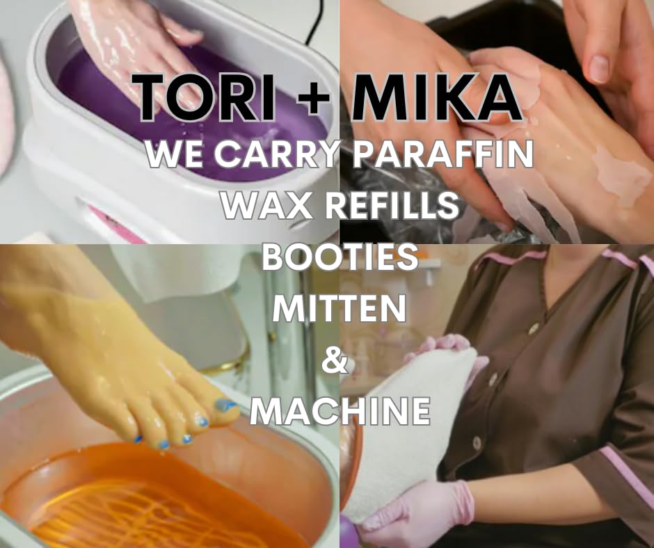 Tori Mika Paraffin Wax Refills, 6 lbs Scented Paraffin Wax Beads Blocks for Paraffin Bath, Paraffin Wax Machine Refills for Hand Feet Dry Skin, Help Stiff Muscles and Pain (Lavender, 6 lbs)