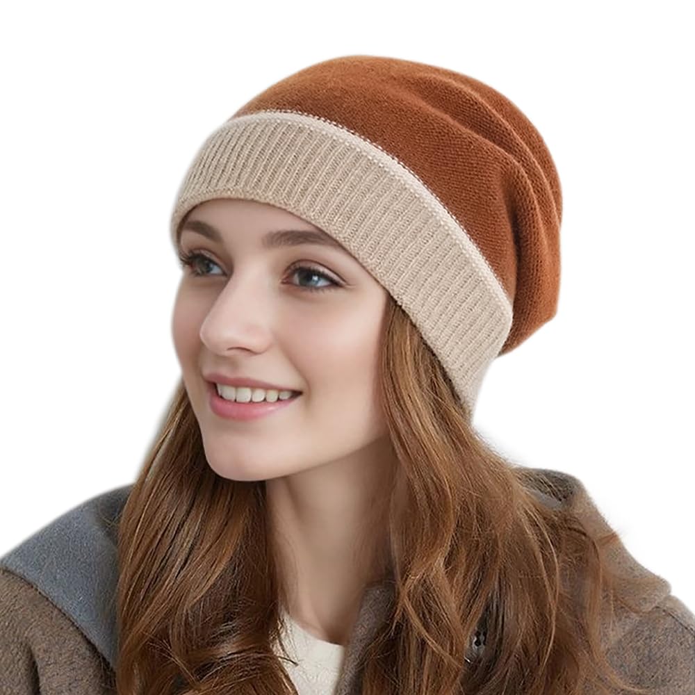 DANMY Womens Winter Hat Warm Chunky Cable Knit Beanies Hat,Winter Beanie Hats for Women Skull Cap