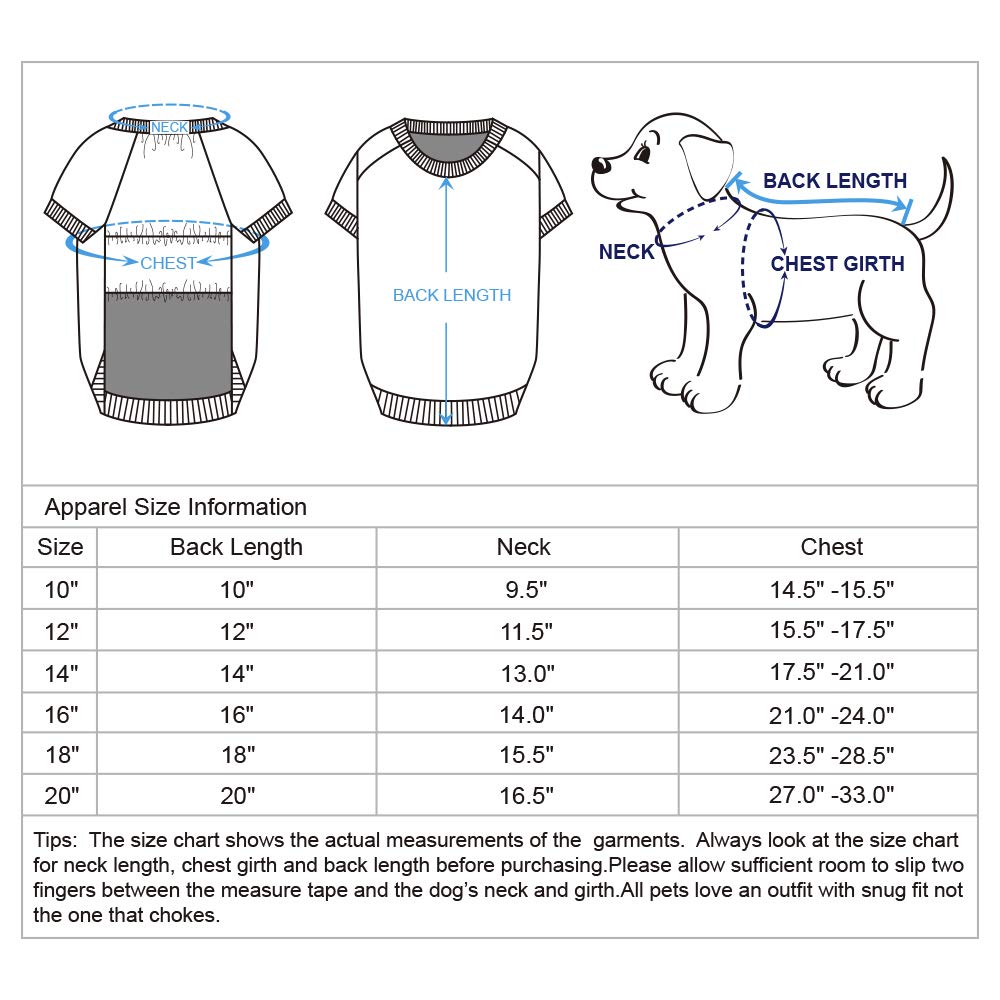 Blueberry Pet Soft & Comfy Merry Christmas Holiday Festive Bear Pullover Turtleneck Fall Winter Dog Sweatshirt Coat, Back Length 18", Warm Clothes for Large Dogs