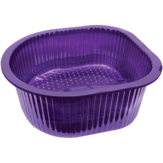ForPro Universal Pedi Bath Liners - 50% THICKER - Fit Footsie Bath Plus Foot Bath, Disposable Pedicure Foot Tub Liners for Foot Spa Basins & Foot Bath Soaks, Purple, 100-Count