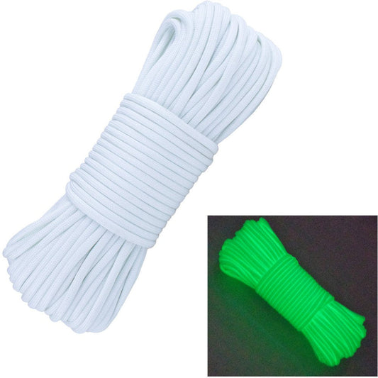 Glow in The Dark Zesty 550lb Paracord – 21 Strand Luminous Parachute Cord for Nighttime Outdoor Utility