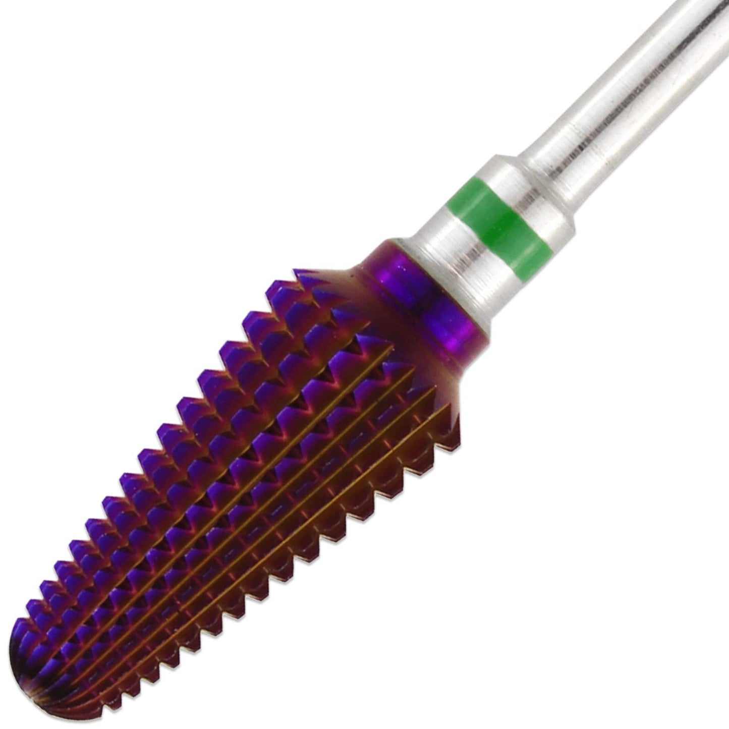 PANA USA 3/32” Purple Tornado Nail Carbide Drill Bit - Fast Remove for Acrylic or Hard Gels Remover Professional Manicure Pedicure Rotary Tool- Coarse
