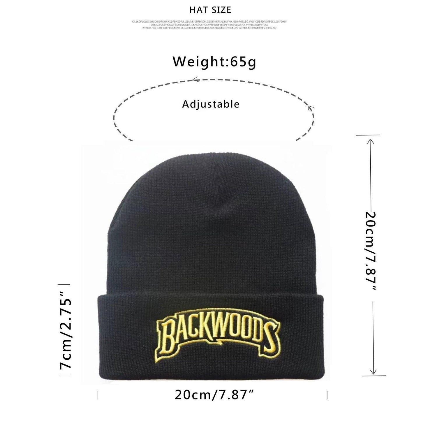 FEIRUIJI Unisex Backwoods Hats Backwoods Beanie y2k Beanie Hip Hop Hats Knit Hats Winter Hats for Men Women