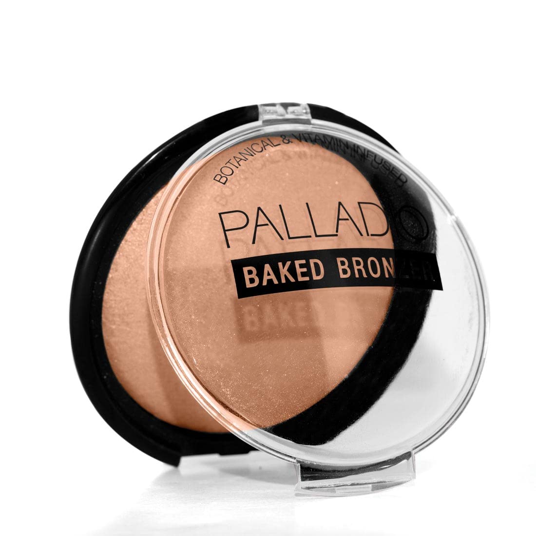 Palladio Baked Bronzer, Highly Pigmented and Easy to Blend, Shimmery Bronzed Glow, Use Dry or Wet, Lasts all day long, Provides Rich Tanning Color Finish, Powder Compact, Pacific Tan