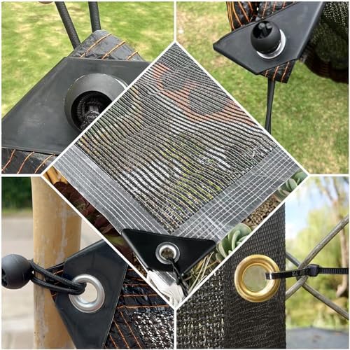 Shade Sail Hardware Kit 6 inch with 131FT 1/8" Wire Rope Kit for Triangle Rectangle Sun Shade Sail Outdoor Installation turnbuckles for Cables Wire for Outdoor,Garden,Kitchen,Craft,243PCS