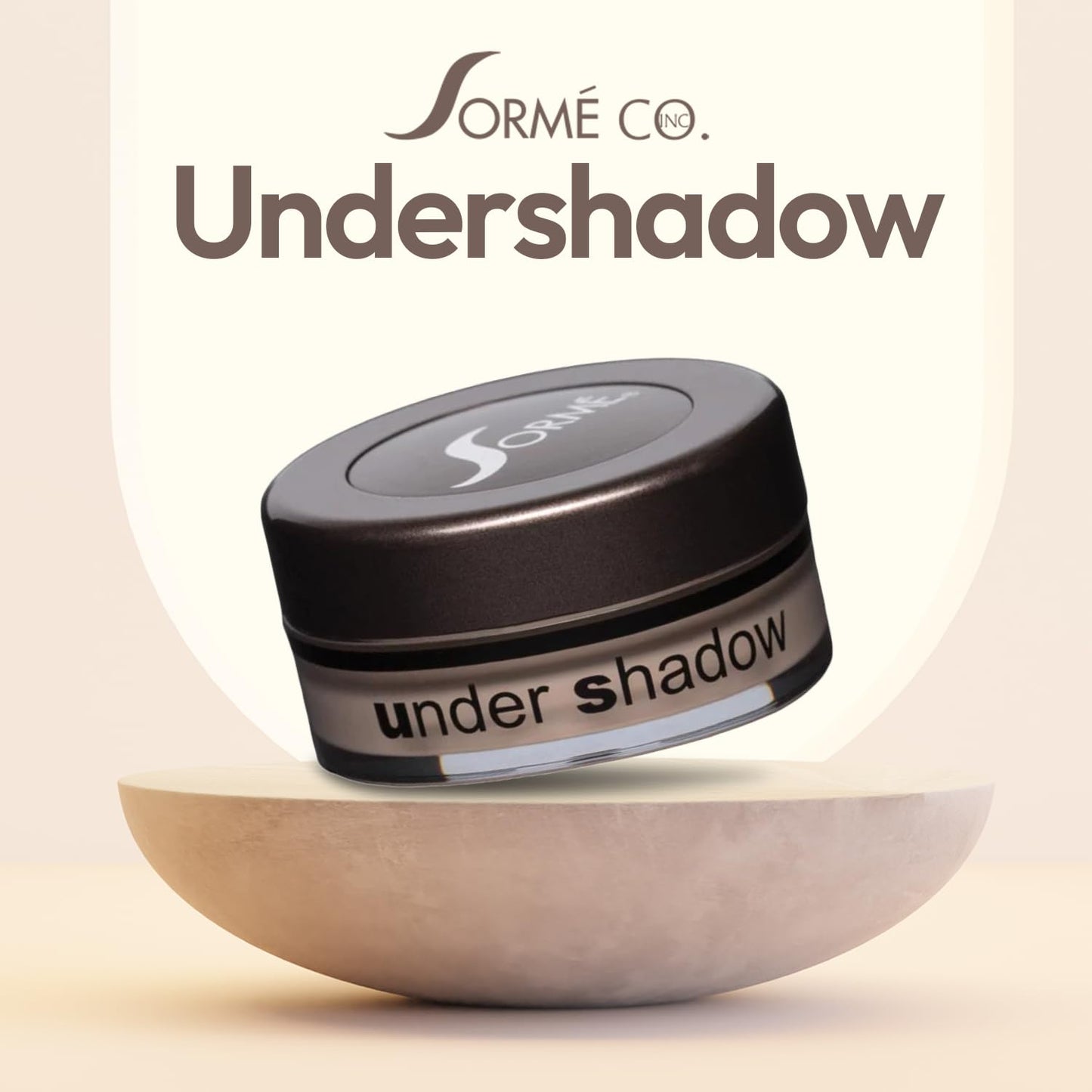 Sorme Cosmetics Eyeshadow Primer Under Shadow (0.18 oz), Hydrating Eye Primer Base for Crease Proof Eye Makeup, Under Eye Corrector, Cruelty Free Cream Eyelid & Under Eye Corrector
