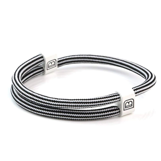 Dowling Brothers Paracord Adjustable Handmade Sport Bracelet (Zebra)