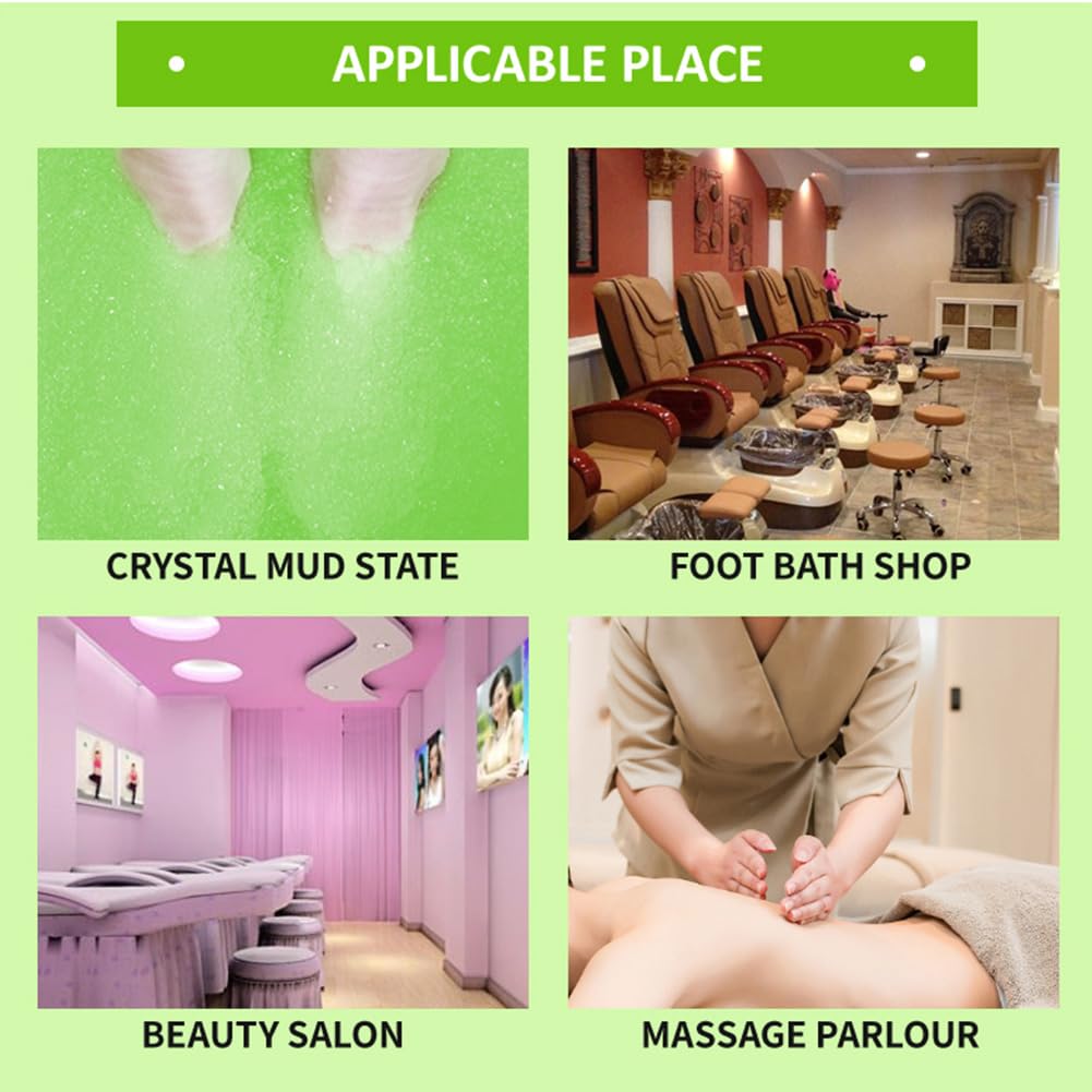 Jelly Pedicure Foot Soak Packets Foot Soak Salts Pedicure Foot Soak For Feet Tired Foot Odor Nail Discoloration Feet Softens Calluses Pedicure Foot Gel (Milk*5)
