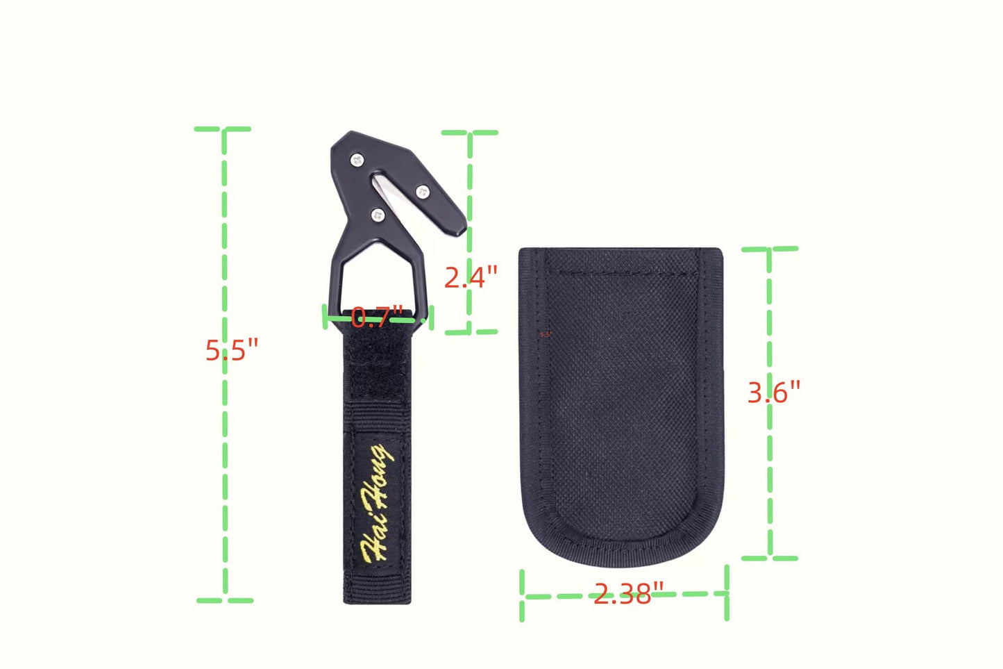 haihong Kitesurfing Knife (Yellow)