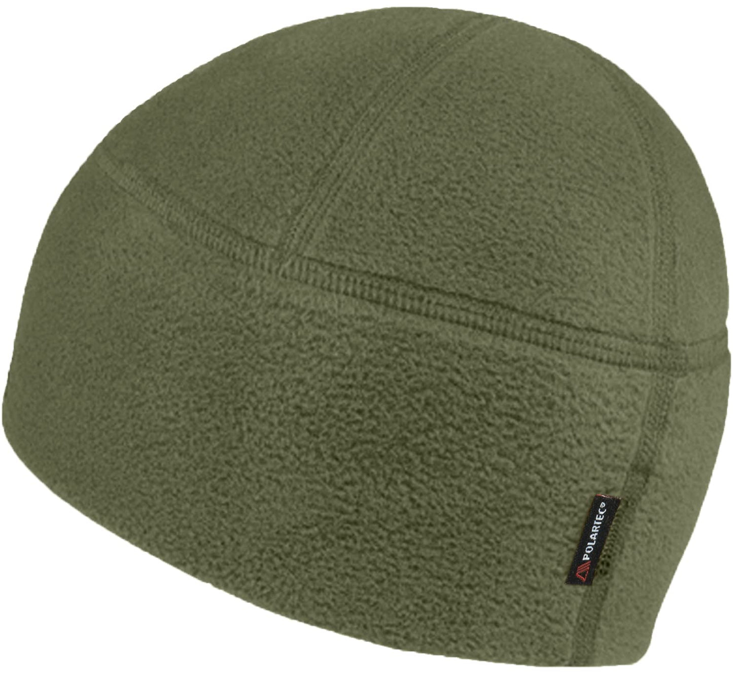 281Z Polartec Fleece Winter Warmth Skull Cap - Military Tactical Hiking Outdoor Sport - Watch Cap Beanie Hat (Olive Green, Large)