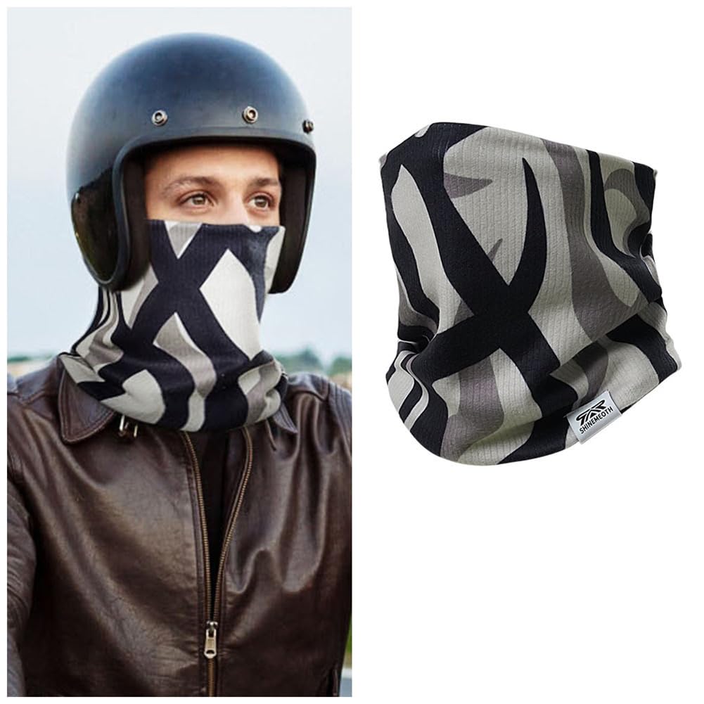Women Fashion Colorful Beanie Hat and Scarf Set, Thick Brushed Knit Winter Cap,Skull Caps for Men Women (ink flower)