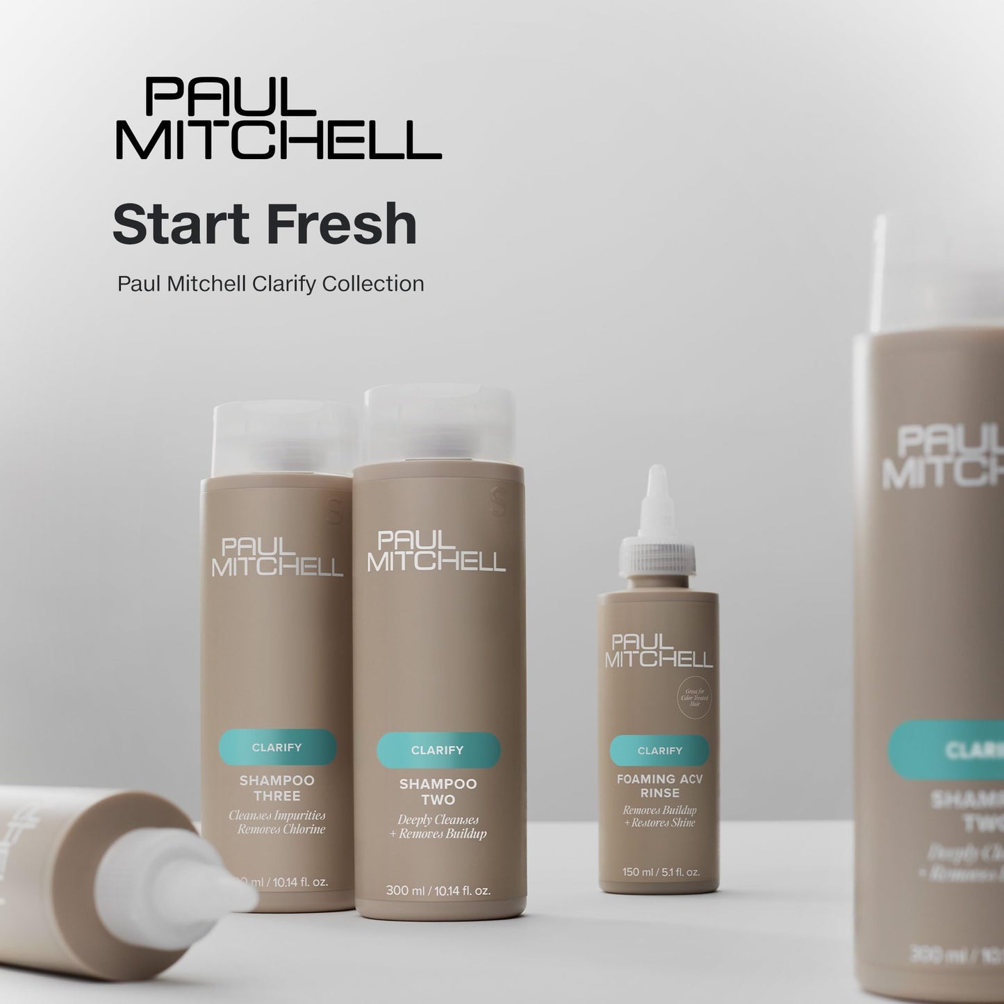 Paul Mitchell Shampoo Two, Clarifying Shampoo, Deep Cleanses + Removes Buildup, For All Hair Types, Especially Oily Hair, 16.9 fl. oz.
