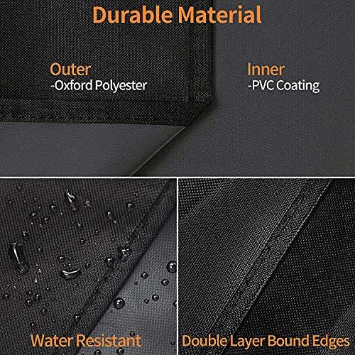 ZBXFCSH Heavy Duty ZGC-02B Full Length Grill Cover Compatible with Z Grill 700 Serial Wood Pellet Grills and Compatible with ZPG-450A ZPG-550B Grills