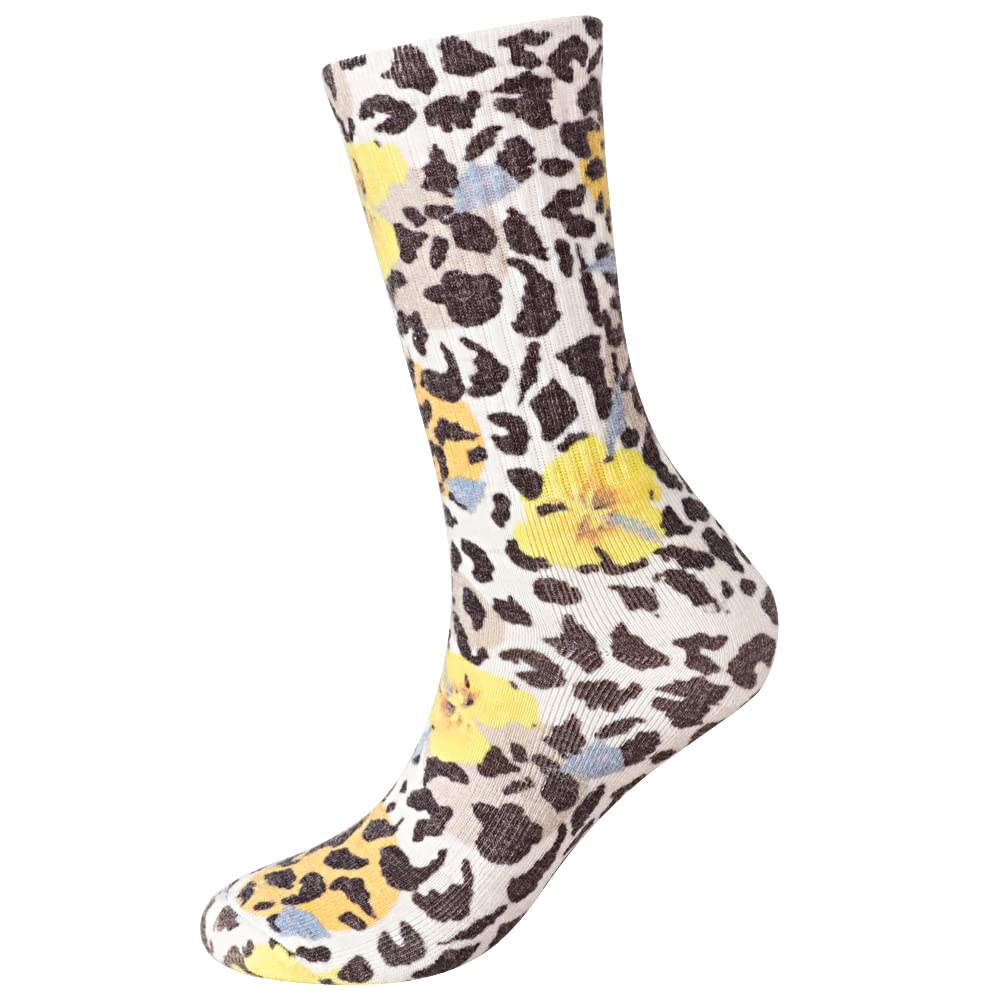 EnerWear 4 Pack Women's Merino Wool Outdoor Hiking Trail Crew Sock (US 9-11, 3D Color 1)