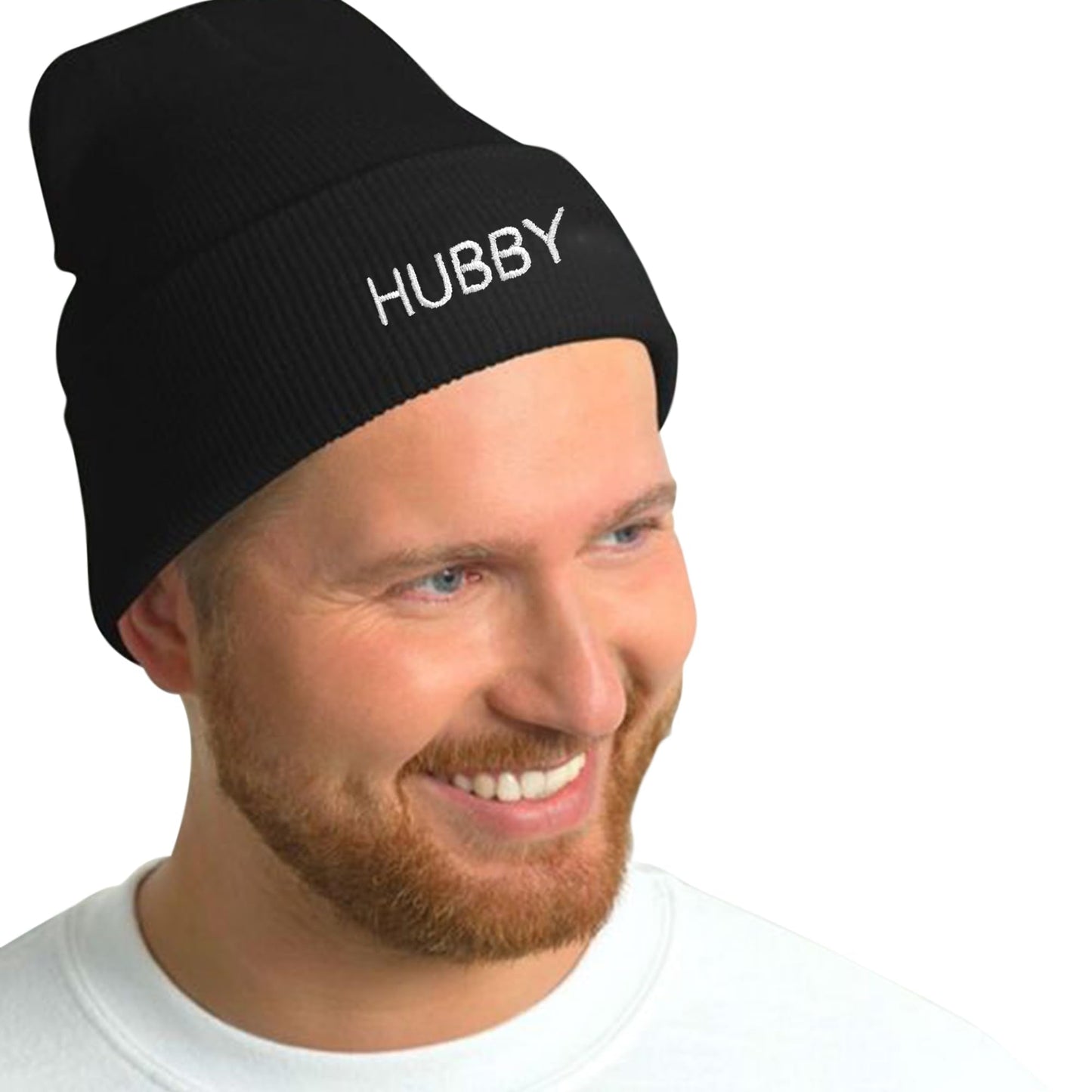 GroomBrideGifts Wedding Gifts for Couples, Hubby & Wifey Wedding Beanie Hat Set, Bridal Shower Gifts, Unique Gift for Engagement, Wedding, Honeymoon, Newly-Married Anniversary