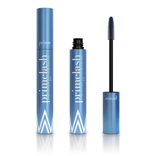 Prime Prometics PrimeLash Mascara for Older Women – Volumizing, Incredible Length in 2 Coats – Long-Stay, Zero Clumps, Hypoallergenic (Blue)