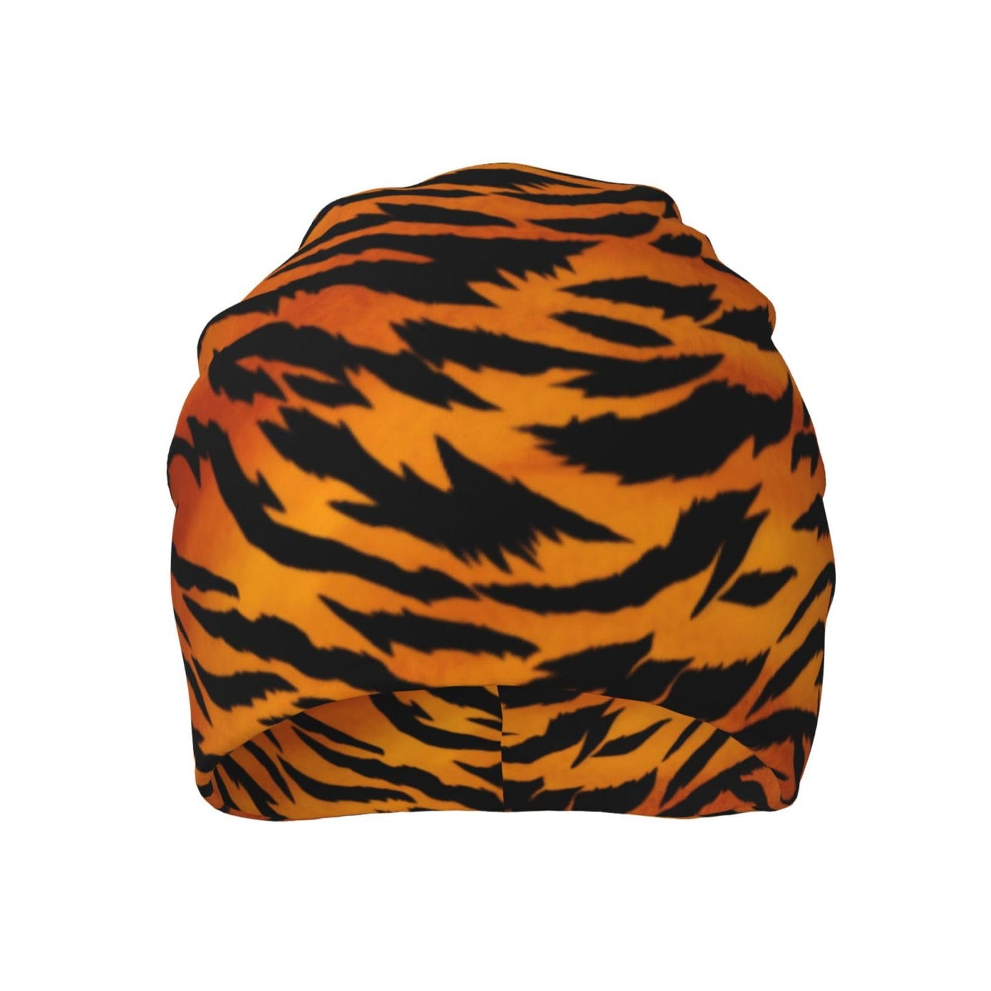 ZUHAOGO Animal Print Tiger Black Gold Skull Beanie Hats Slouchy Winter Warm Chemo Caps Stretch Hip-Hop Skull Cap Beanie Lightweight Sleep Cap Headwear Knit Beanies for Men Women