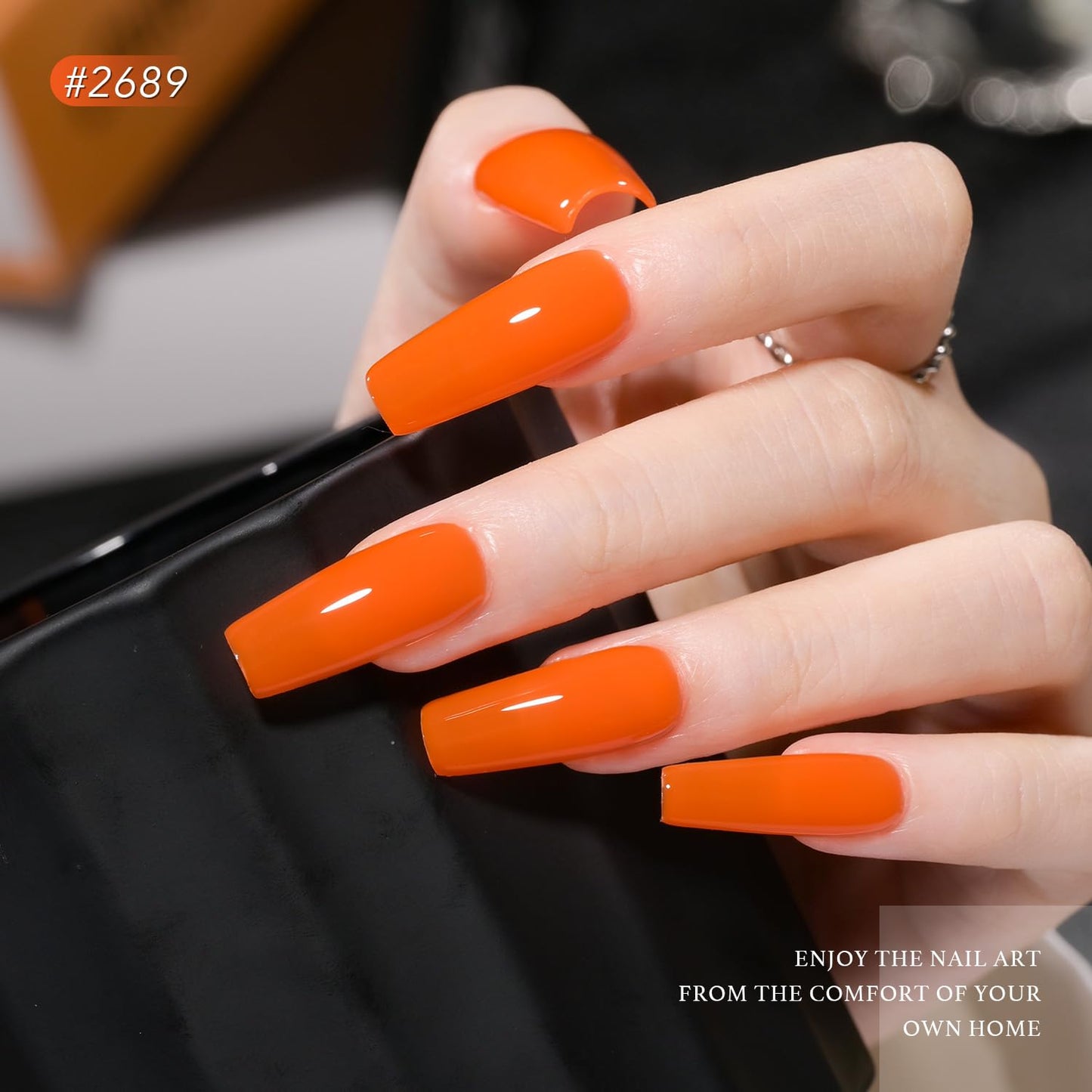 GAOY 42 Pcs Gel Nail Polish Kit, Neon Bright Green Orange Blue Red Colors All Seasons Gel Nail Polish Set with Glossy & Matte Top Coat and Base Coat for Salon and DIY Manicure at Home