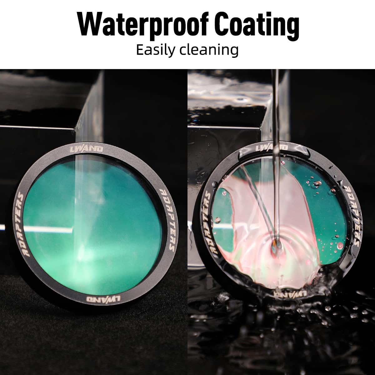 LWANO 6X Bow Sight Lens - Waterproof/Abrasion & Anti-Reflective, 1.88" Diameter, O-Rings & Lens Cloth Included