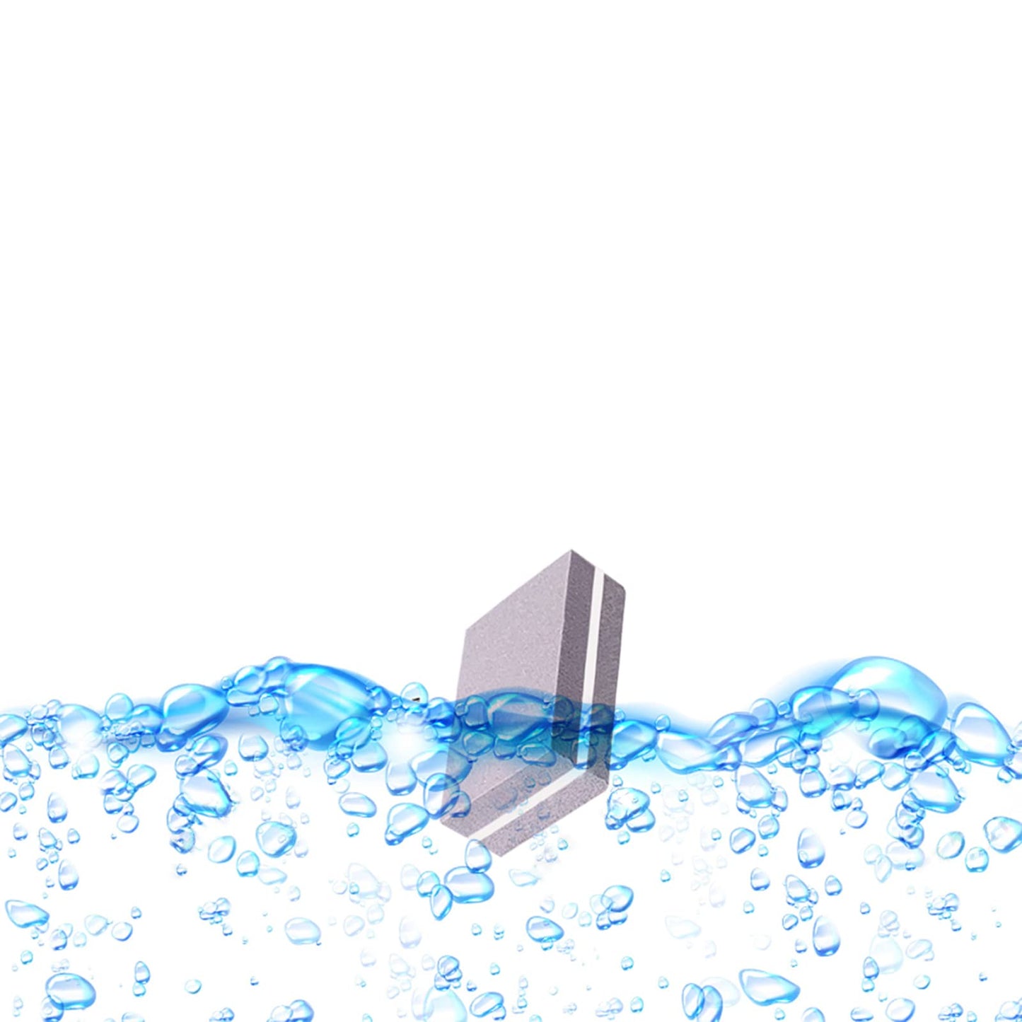 Nail Buffers (100 Pack), Mini Buffer Block Nail File for Acrylic Nails and Natural Nails, 100/180 Grit Nail Buffer Block Bulk Buffing Blocks for Nail Buff Professional Manicure File Blocks Set Gray