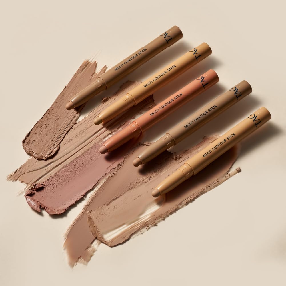 TAG Multi Contour Stick | Face Shaping & Bronzer Stick 1.6g (#2 Nude Brown)
