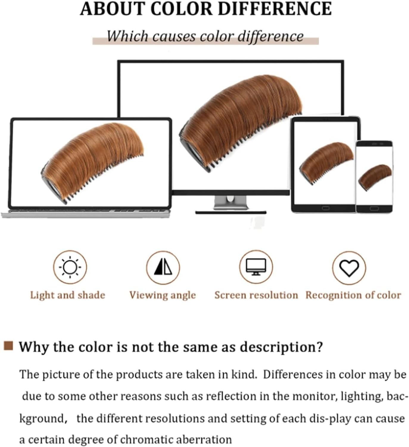 Invisible Hair Pad, 2025 Upgrade Natural Fluffy Clips, Blonde Styling Insert Tool, Hair Bump Clip for Volume (Light Brown*2)