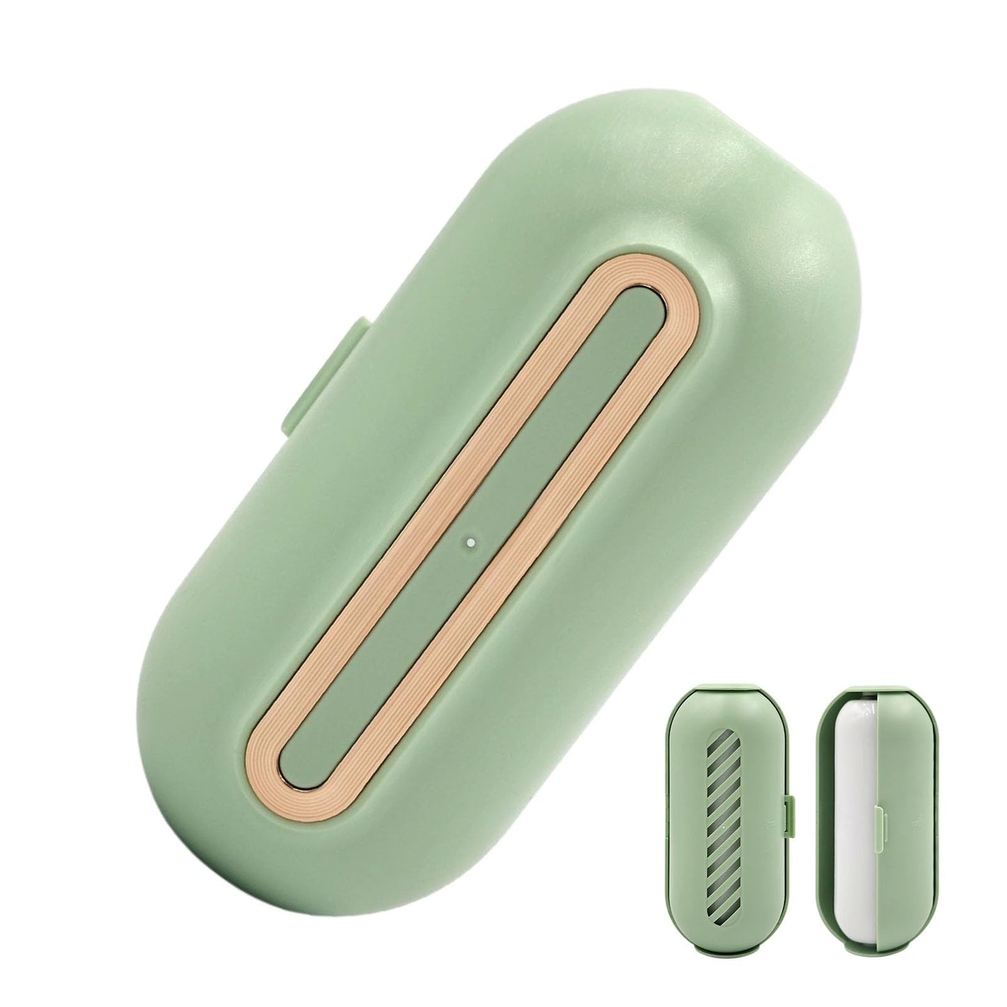 Kearning Reusable Lint Roller Large Surface Lint Remover Dog Cat Pet Hair Cleaner with Cover Sticky Remover for Clothes Sofa Carpet Washable Gel Lint Rollers for Pet Hair Extra Sticky Portable