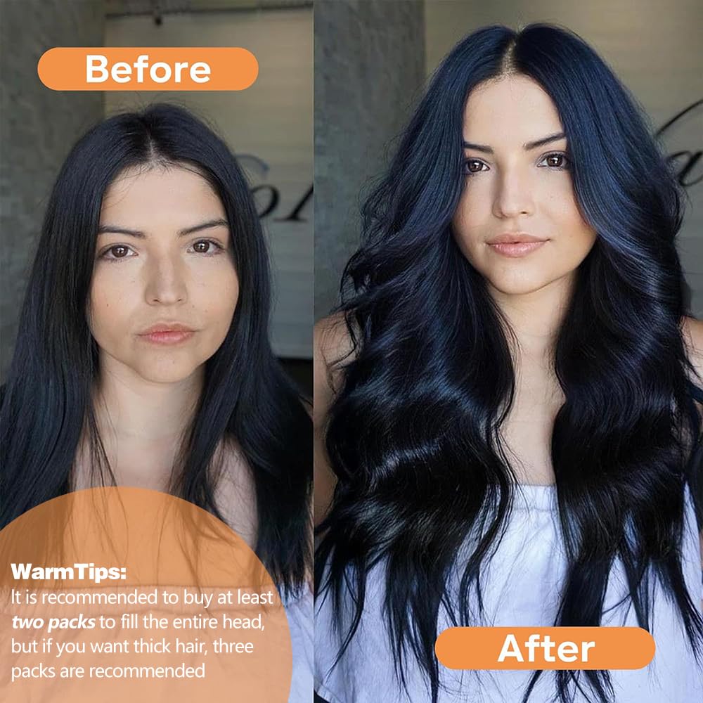 Pobokix Straight Clip In Hair Extensions Real Human Hair 8Pcs Clip In Balayage Chestnut Brown Highlight Blonde Human Hair Extensions with 18Clips Lace Weft 120g 14inch