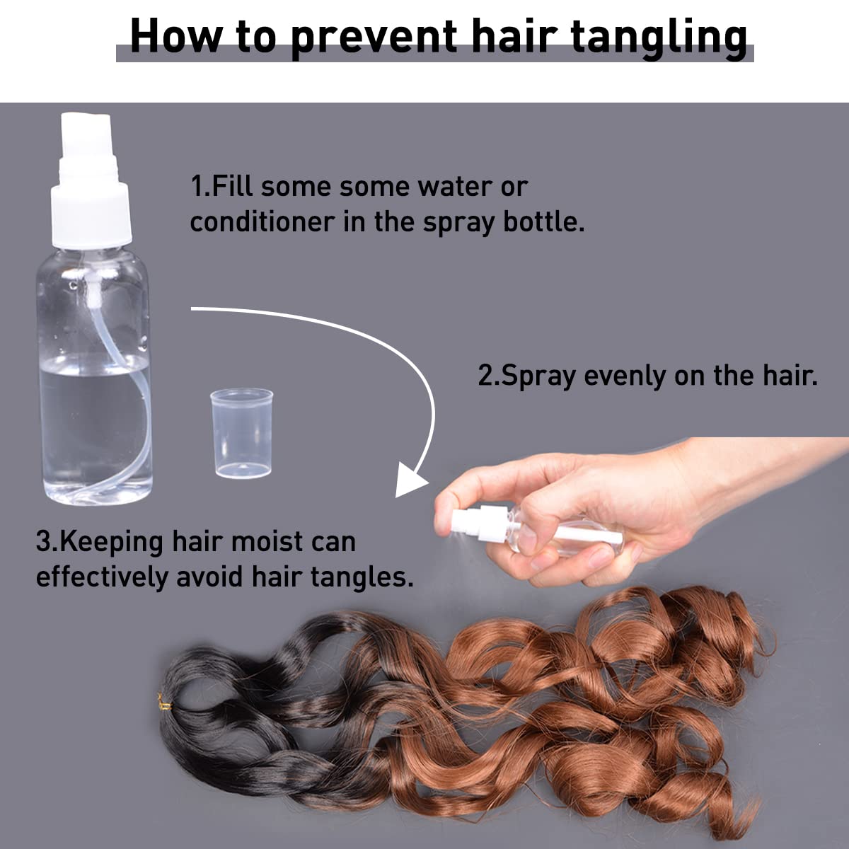 French Curly Braiding Hair,#BT01 Spanish Curly Braiding Hair for Box Braids 8 Packs Bouncy French Curl Braiding Hair 24 inch Pre Stretched Synthetic Hair Extensions(Pack of 8,#BT01)