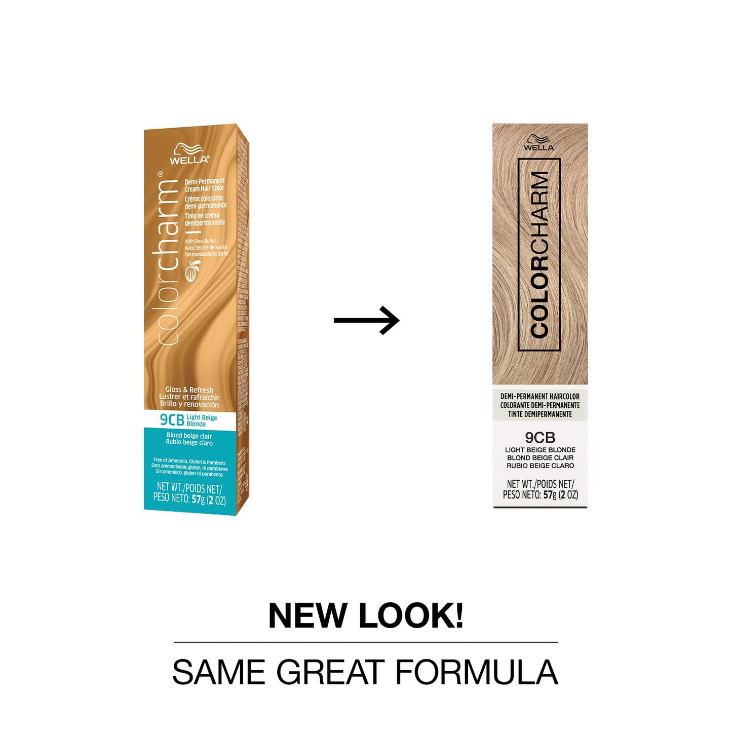 COLORCHARM Demi Permanent Hair Color| 9CB Light Beige Blonde | Gloss, Refresh and Tone | 2 Fl Oz