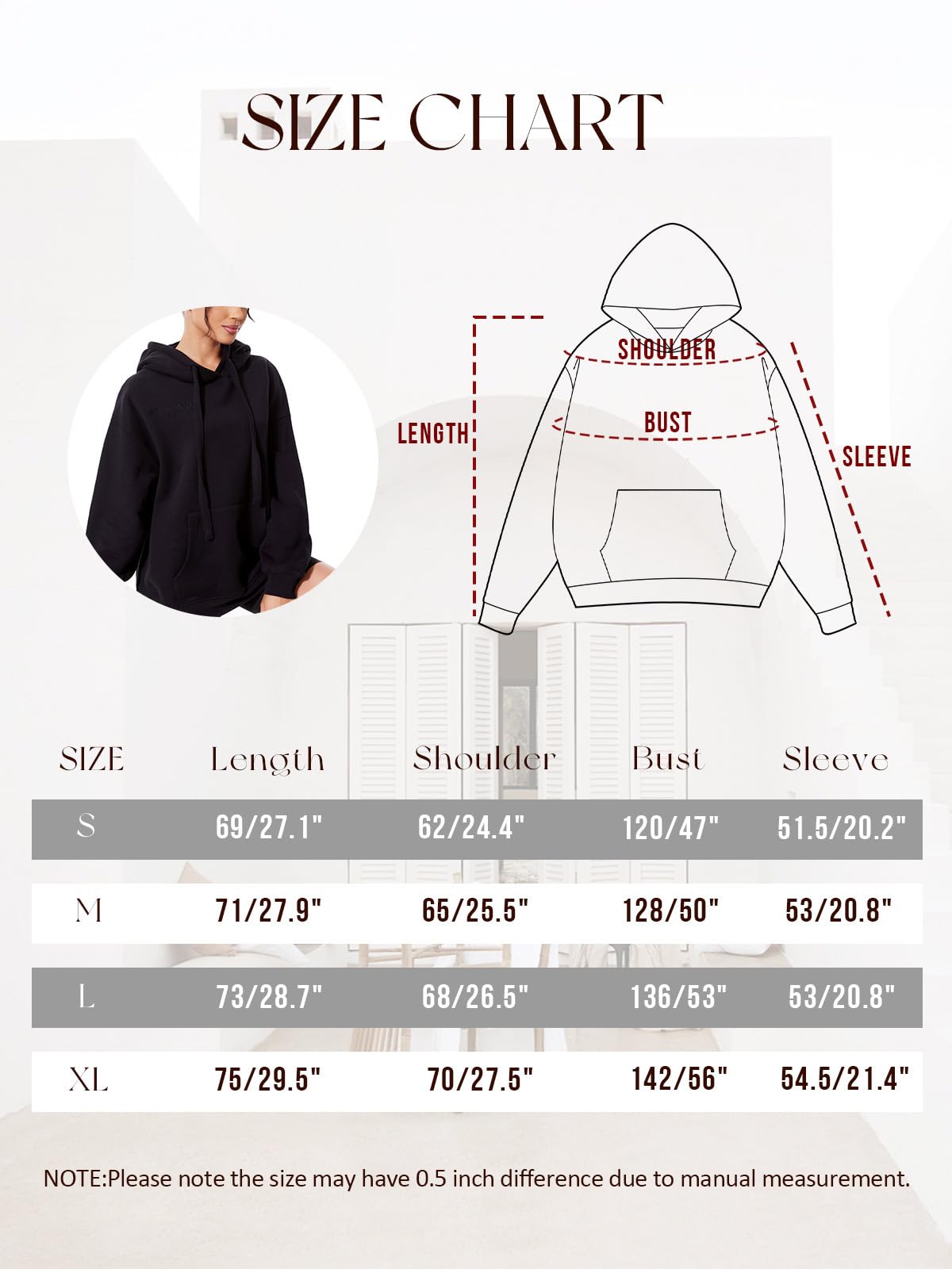 Kniffi Hoodies for Women Warm Fleece Hooded Sweatshirt Casual Winter Pullover Tops Light Gray L