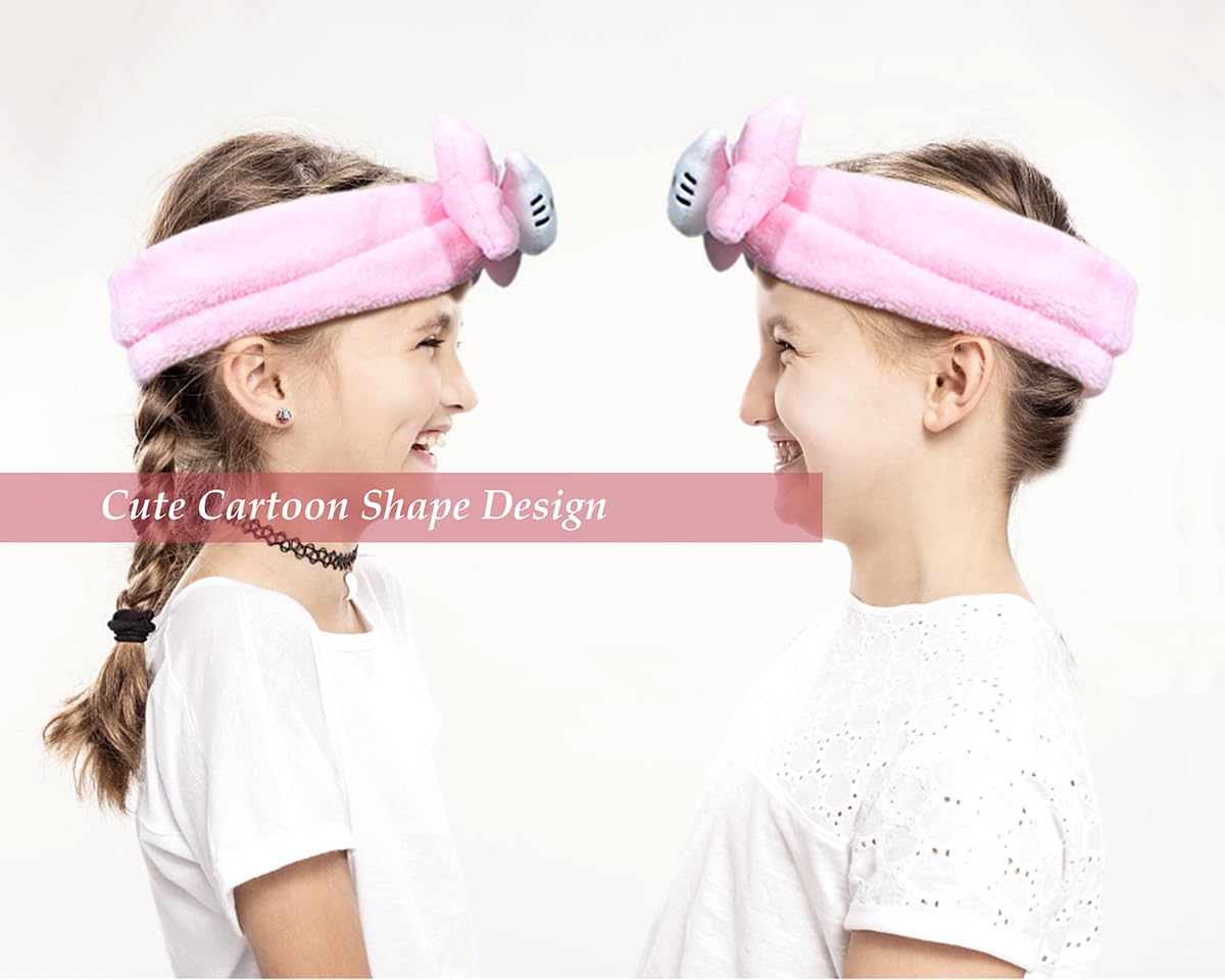 GGJQQDM Kawaii Headband for Spa, Makeup, Face Washing & Pajama Parties - Suitable for Girls and Women (F)