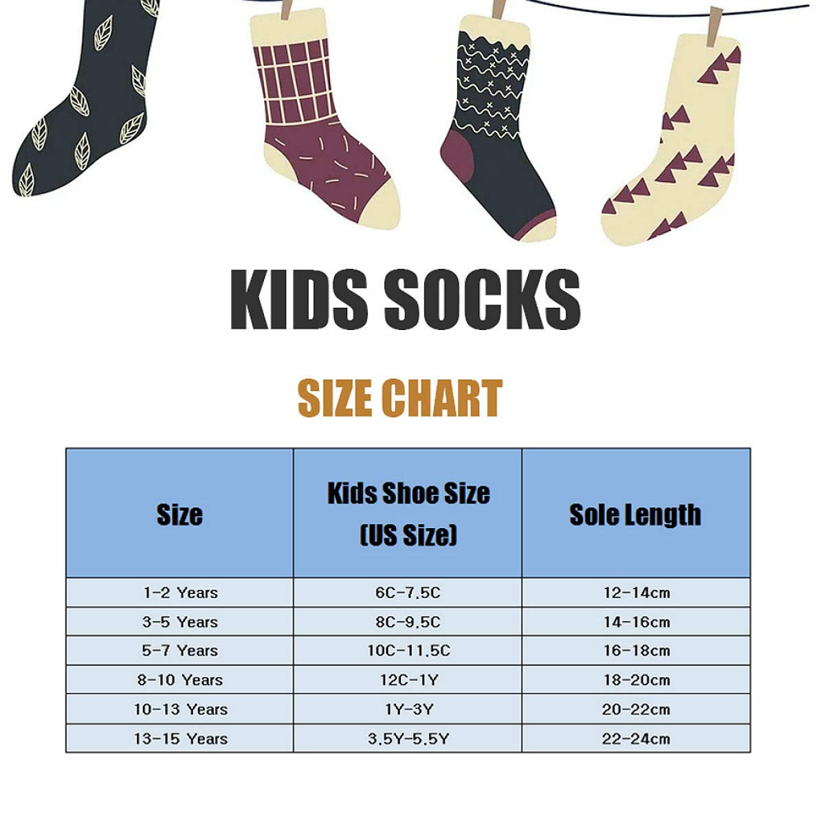 HowJoJo Boys Wool Socks Kids Winter Warm Socks Dinosaur Crew Socks 6 Pack 6-8 Years