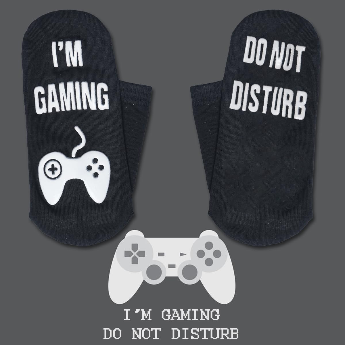 Do Not Disturb I'm Gaming Socks Gaming Beanie Winter Hat,Funny Gamer Stocking Stuffers for Teens Boys Men Kids Black