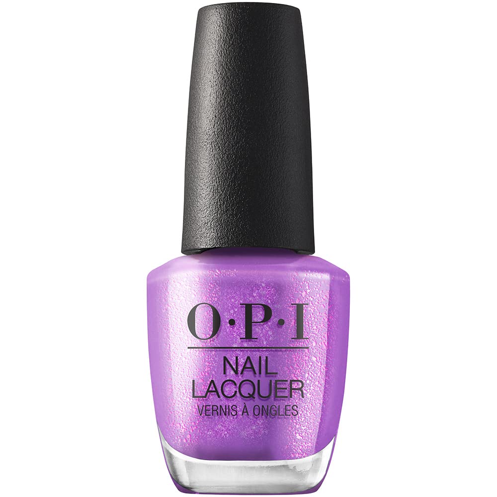 OPI Nail Lacquer I Sold My Crypto | Sheer Bright Purple Shimmer Chip Resistant Nail Polish | Me, Myself Collection