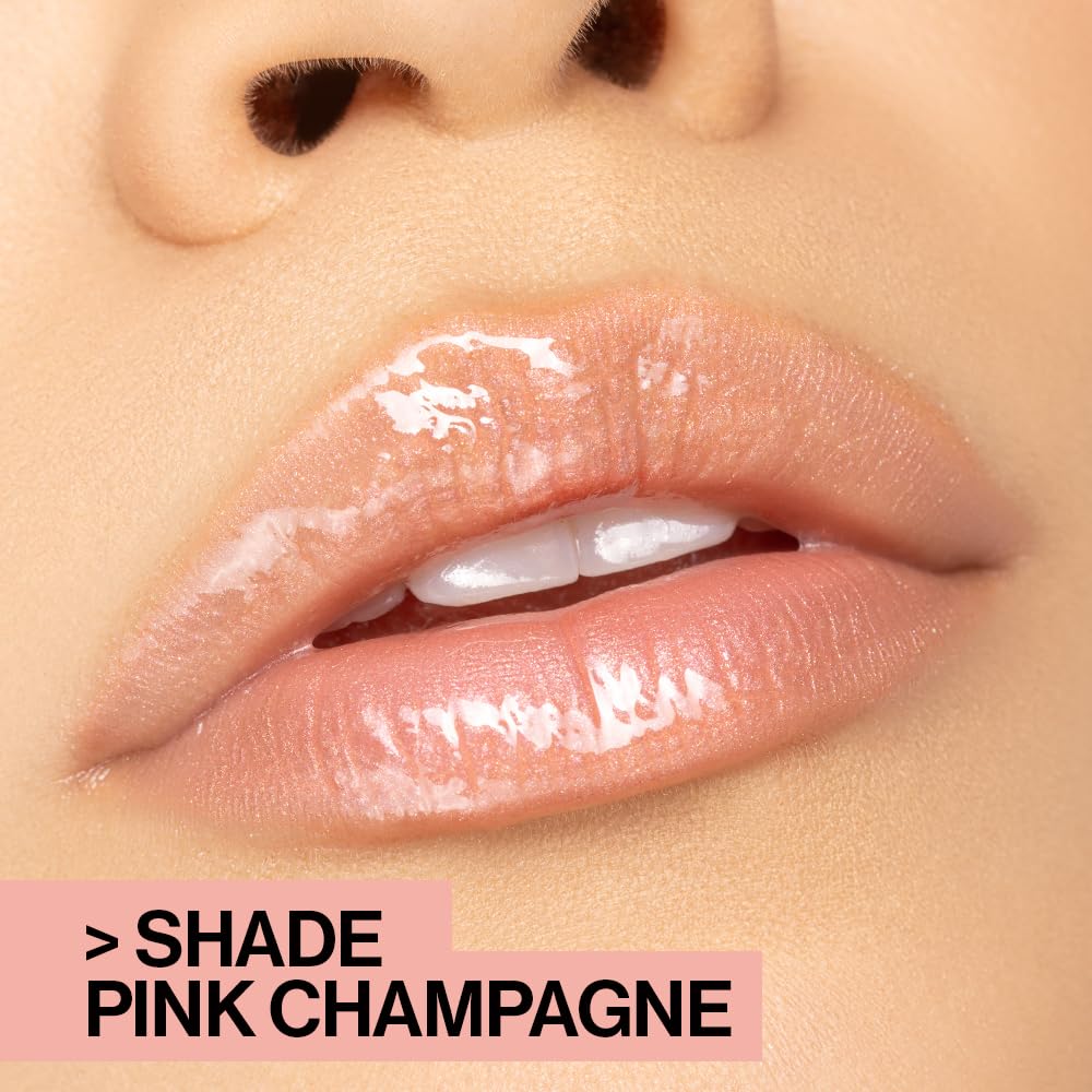 wet n wild MegaSlicks Lip Gloss, Ultra-Glossy, Vitamin-E Enriched, Ultra-Gloss High Shine Moisturizing, Cruelty-Free & Vegan - Red Sensation