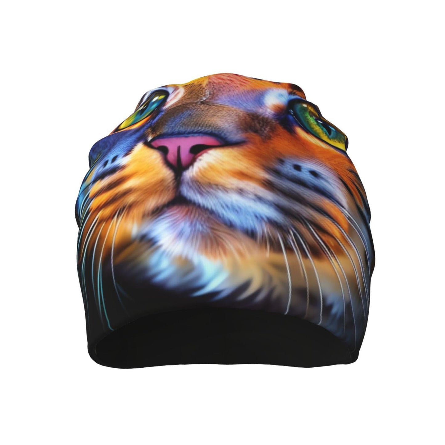 CKCICSCS Colorful Cat Slouchy Beanie Hats, Stretch Chemo Headwear Caps Baggy Sleep Cap Lightweight Running Hat for Women Men Guys