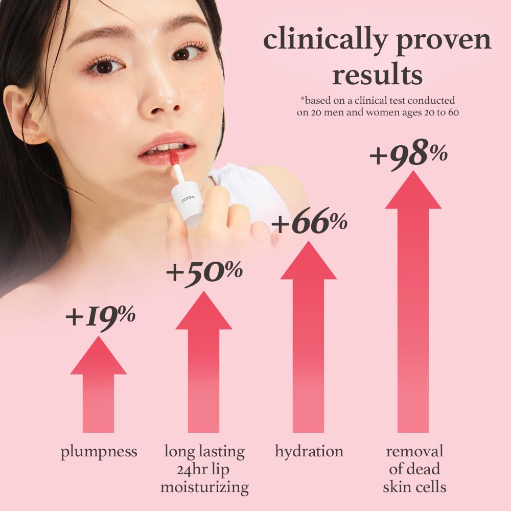 NOONI Korean Vegan Lip Oil - Appleplum | Lip Stain, Gift, Long-Lasting, Moisturizing, Plumping, Revitalizing for Dry Lips, Waterproof, No Peel Off, Korean Lip Tint 0.12 Fl Oz
