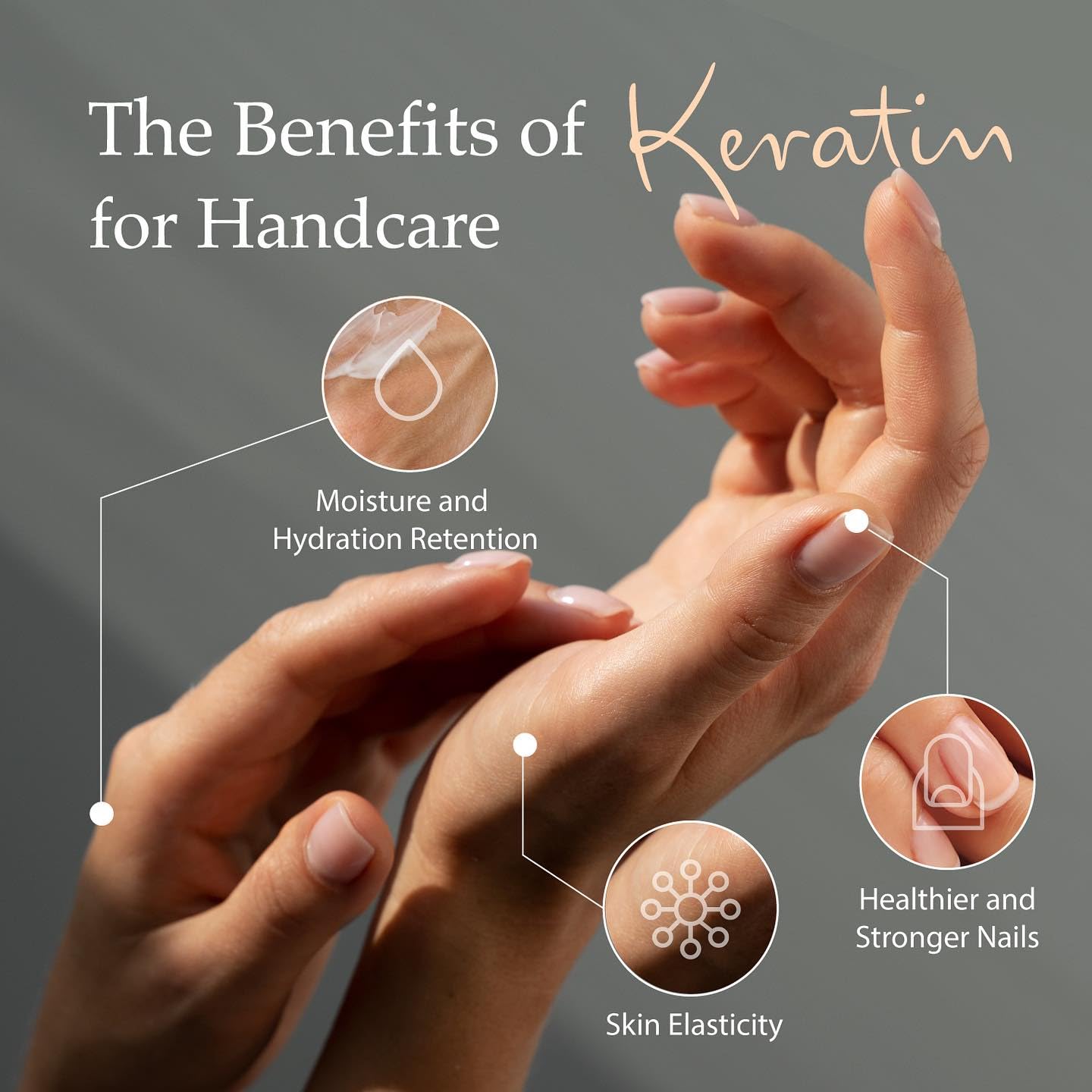 Bodipure Premium Hand Mask Keratin Gloves | Moisturizing Gloves for Dry Hands & Nail-Strengthening & Cuticle Softening | Spa Experience at Home | Chemical Free & for All Skin Types | 4 Pairs