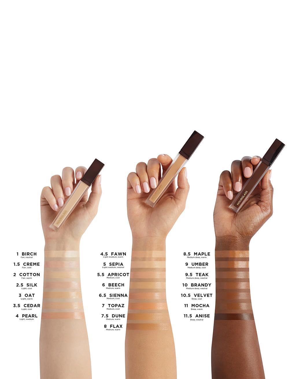 Hourglass Vanish Airbrush Concealer. Weightless and Waterproof Concealer for a Naturally Airbrushed Look. (Fawn)