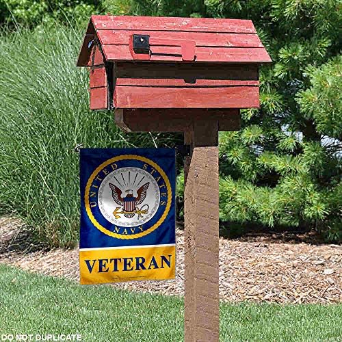 WinCraft US Navy Veteran Garden Flag