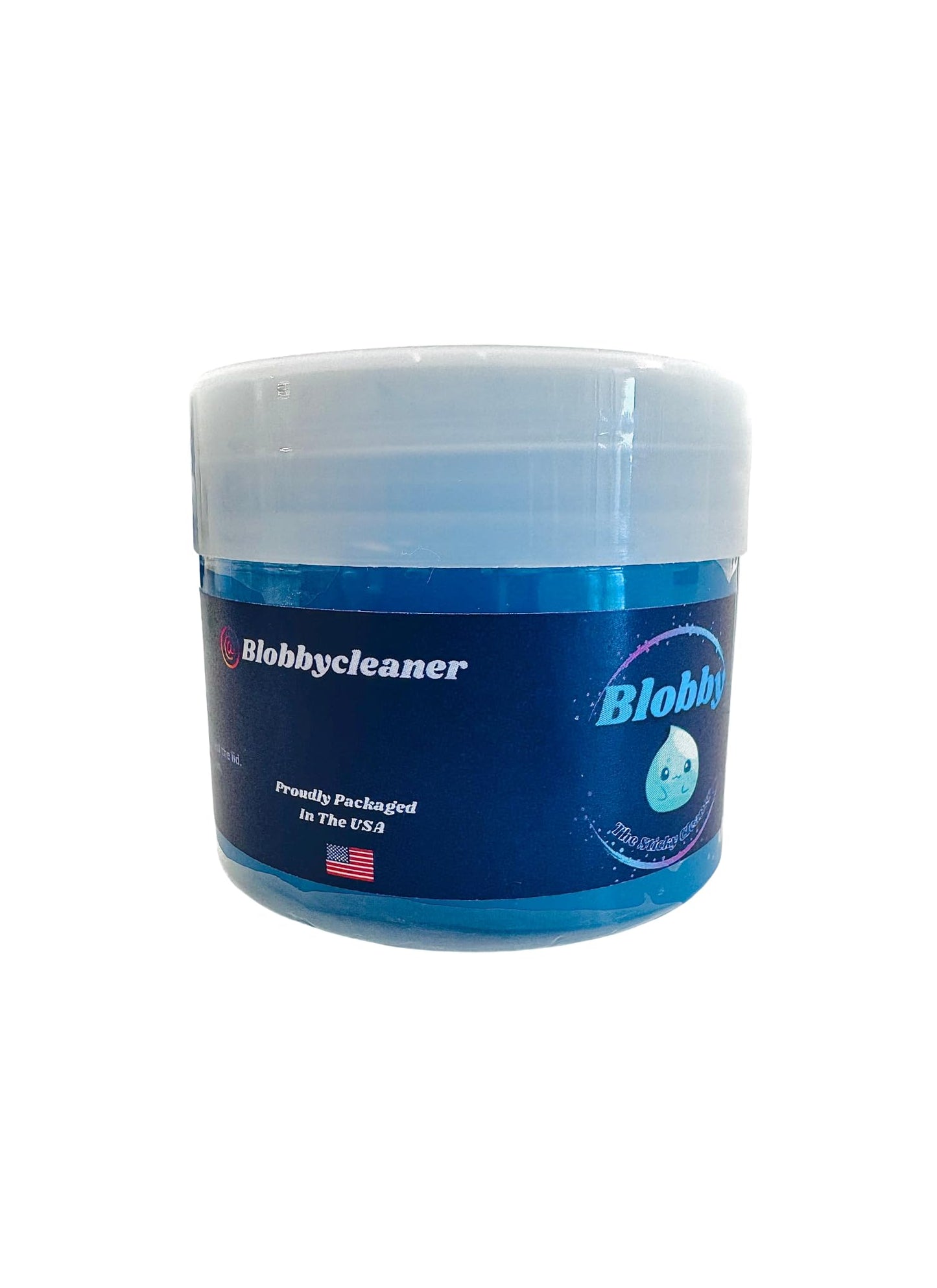 Blobby Cleaner dust Dirt Cleaning Gel Putty for Computers Keyboards Electronics Cars Cup Holders Headphones & Tight Spaces. Reusable for Hard to Reach Areas, Fresh Scent, Harsh chemcial Free - Blue