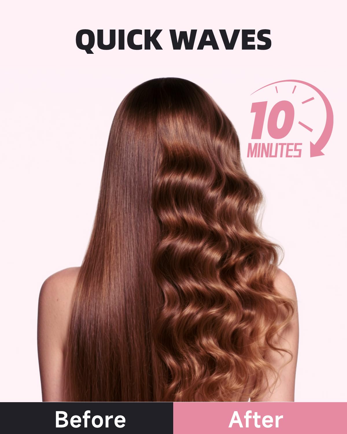 TSUYAGLA Automatic Curling Iron,1 1/4 Hair Curler with 3 Temperatures, 10S Fast Heating, 2-Way Rotation, 30 Min Auto Shut-Off, 500 Million Ionic, Anti-Scald-Tangle for Hair Styling